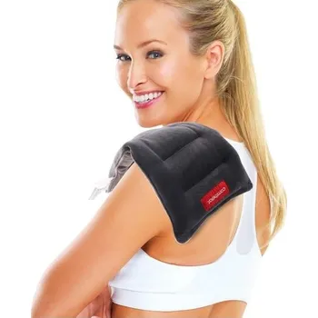 Termofor Comfheat mikrovlnná vlhká vyhřívací podložka 28 x 15 cm levandulový tepelný obklad pro úlevu od