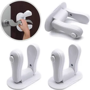 chůvička SACONELL Dětský bezpečnostní zámek dveří, 3 kusy, Dětský bezpečnostní zámek dveří bez nářadí nebo