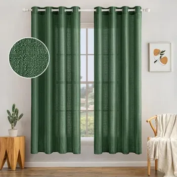 Sprchový závěs Závěsy Miulee 2P Linen Curtain 140*17