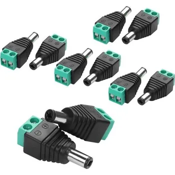 YAODHAOD 12V DC adaptér 5,5 mm x 2,1 mm DC napájecí konektor jack pro LED pásky CCTV bezpečnostní