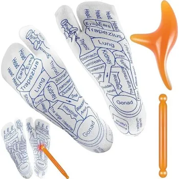 Masáž Ponožky Tucnoeu pro reflexologii nohou