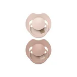 Difrax LOVI Dynamický dudlík 6 až 18 měsíců - béžový a hnědý - 2 kusy