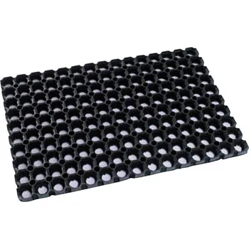 Rohožka decoDoma Compos Doormat černá