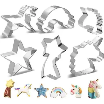 Party dekorace XCOZU Vykrajovátka na sušenky, 6 kusů