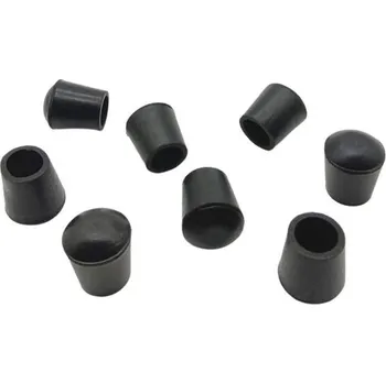 hřeben FYHJNC Gumové nožičky pod tácky, 8 kusů, náhrada za tácky Černá