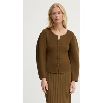 Dámský svetr Kardigan By Malene Birger FRANCINAS Q72575003 zelená 87X, vel. XS