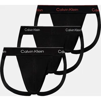 Pánské oblečení Jockstrapy Calvin Klein Underwear 3-pack LV00NB4382 černá 99X, vel. L
