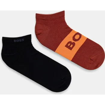 Pánské ponožky Ponožky BOSS 2-pack 50469720 oranžová 22X, vel. 39-42