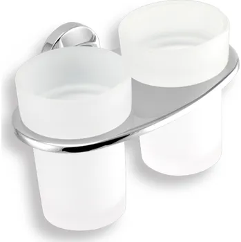 Držák na kartáček NOVASERVIS Držák na kartáčky a pasty Novaservis, chrom, 0157,0 0157,0