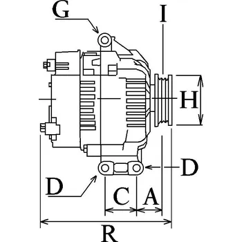 Alternátor Generátor HC-Cargo F 032 112 428