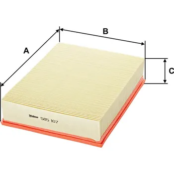 Vzduchový filtr Vzduchový filtr VALEO 585107