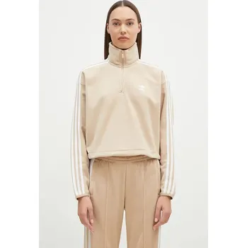 Pánská mikina Fleecová mikina adidas Originals Polarf Half Zip, XL, béžová, 01X