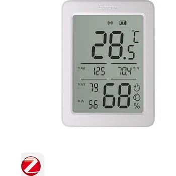 Centrální jednotka pro chytrou domácnost SONOFF SNZB-02DR2 AirGuard TH 3.6'' LCD