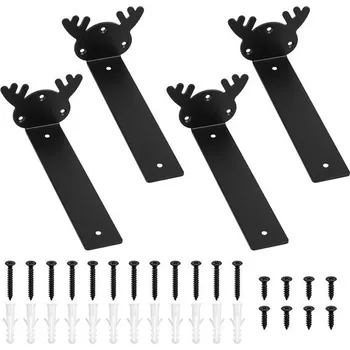 Zahradní nábytek 4 ks robustních konzolí na police, 20cm robustní podpěry polic, podpěry polic, nástěnné konzole