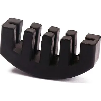 Příslušenství ke stanu Černý gumový tlumič na housle – efektivní pro tiché cvičení, pasuje na všechny housle a lze jej