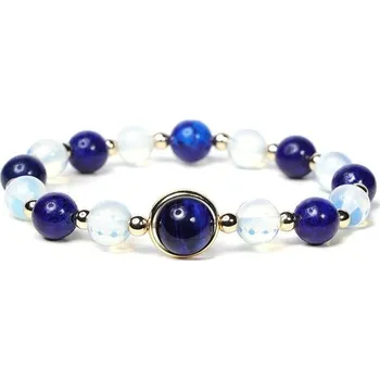 Náramek Dámský náramek z přírodních kamenů MILAKOO - opál a lapis lazuli
