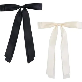 Čelenka 2 kusy dámských mašlí do vlasů, saténové mašle do vlasů, sponky do vlasů s mašlí, sponky do vlasů s