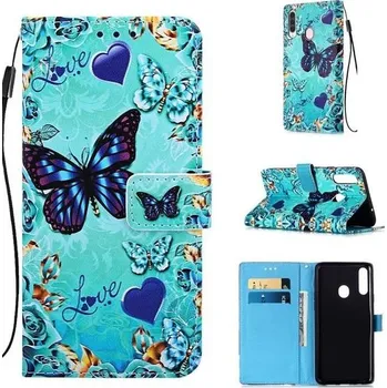 Pouzdro NiaCoCo pro Samsung Galaxy A02S 3D obrázek kryt PU kožená peněženka pouzdro slot pro karty