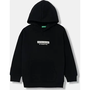 Chlapecká mikina Dětská mikina United Colors of Benetton 3EB5C205B.G.Seasonal černá 99X, vel. 160