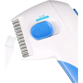 Antiparazitikum pro psa Hřeben proti blechám Flamingo PULEKS bílý 17 cm