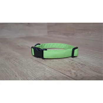 obojek pro kočku Softshellový obojek pro kočky - SVĚTLE ZELENÁ, XXS