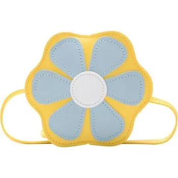 Kabelka Dětská květinová crossbody kabelka, mini kabelka z umělé kůže, rozkošná dívčí taška přes rameno,