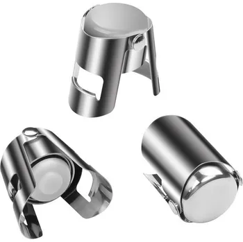 Otvírák YAODHAOD Zátka na šampaňské 3 kusy zátky na šampaňské z nerezové oceli opakovaně použitelná zátka