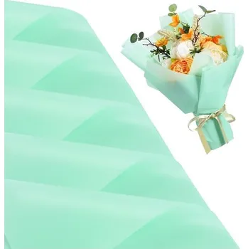 Party dekorace RIBBOOO 20 listů papíru s květinovým vzorem