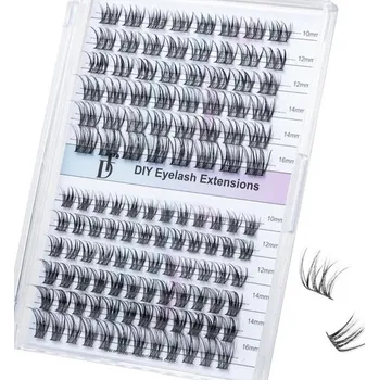 Přípravek na tvář DF Prodlužování řas D Curl 10-16 mm 120ks