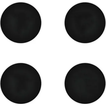 Poklice na kolo Středové krytky (4dílné) pro upravené poklice kol KAVANIC Tesla Model Y Model 3 (bílá/matně černá)