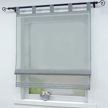 Věšák Římská roleta Joyswahl voile Římská roleta s poutky Sophia s poutky ŠxV 80x140cm šedá 1 balení Š80