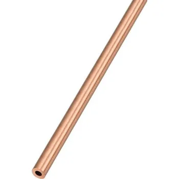 plotová tvarovka Měděná trubka METALLIXITY (vnější průměr 4 mm x vnitřní průměr 1 mm x délka 300 mm), rovná - pro