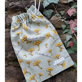 Sáček na potraviny Plátěný pytlík "Lišky" - zelený