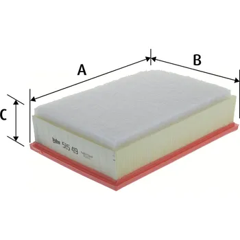 Filtr do auta Vzduchový filtr VALEO 585419