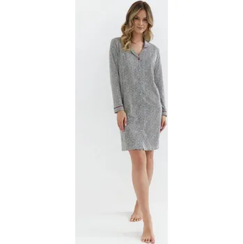 Dámské noční prádlo Noční košilka pro ženy – volný střih knoflíky bavlna, Xl i240_212757_2:XL