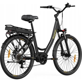 Elektrokolo Dámské Elektrokolo 250W s Dojezdem 100 km a Rychlostí 25 km/h Eleglide C2 26" x 17" s Točivým Momentem 75 N.M