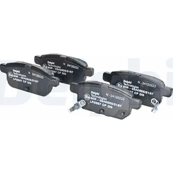 Brzdová destička Sada brzdových destiček, parkovací brzda DELPHI LP2687