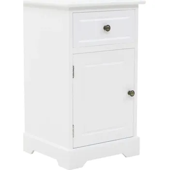 Noční stolek Noční stolek, MDF deska a borové dřevo, 35 x 32