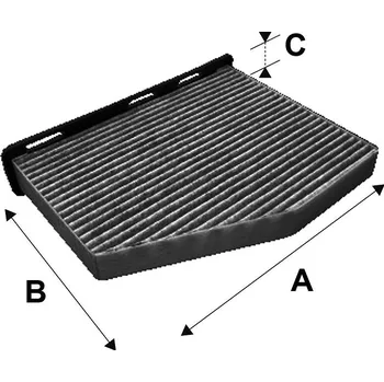 Ventilátor topení a klimatizace Filtr, vzduch v interiéru VALEO 698801