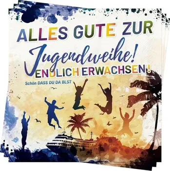 40 kusů ubrousků, dekorace, 33 x 33 cm