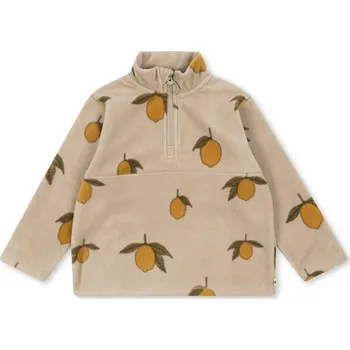 Chlapecká mikina Dětská mikina Konges Sløjd TAVI FLEECE SWEATSHIRT GRS KS101301.9BYA béžová 01X, vel. 110-116