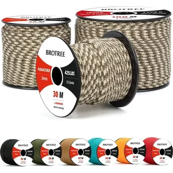 Šňůra Paracord Brotree 3 mm, 100 metrů