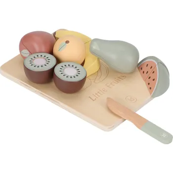 Hra na obchod Little Dutch Krájecí ovoce dřevěné