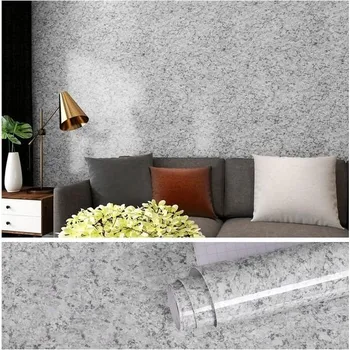 Tapeta VEELIKE 40cm x 900cm žulová tapeta šedá mramorová fólie samolepicí fólie mramorový vzhled lepicí