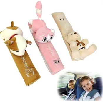 Příslušenství pro přepravu dětí Chrániče bezpečnostních pásů do auta Gfamous, sada 3 ks měkkých chráničů bezpečnostních pásů do