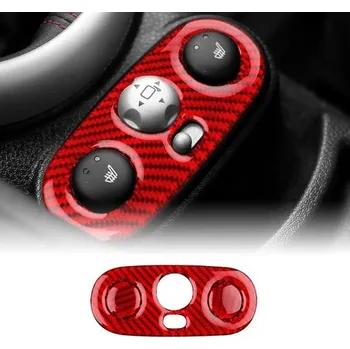 Autopotah KUNGKIC pro MINI COOPER R50 R53 2001-2006 karbonové vlákno autosedačka vyhřívání sedadla sedadla