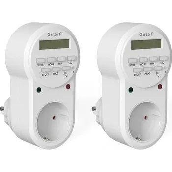 Garza - Elektronický odpočítávací časovač (od 10 minut do 12 hodin), Barva: Bílá, Digitální, Balení