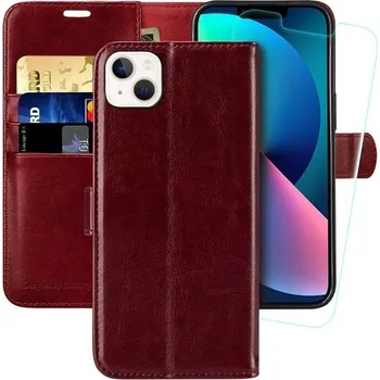 Pouzdro na mobilní telefon Pouzdro na telefon MONASAY vhodné pro Apple iPhone 13 5G 6,1 palce, [Ochrana obrazovky][Slot pro