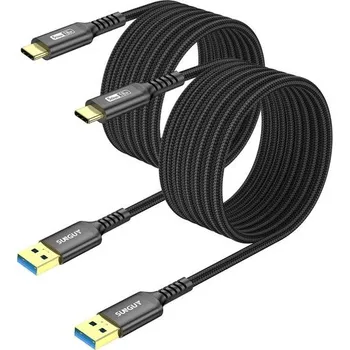 Napájecí kabel Kabel SUNGUY USB C, [2 ks 3 m]