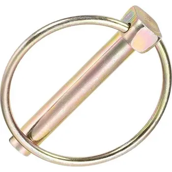 METALLIXITY Závlačka s kroužkem (8 mm x 50 mm), závlačky z uhlíkové oceli, pojistné spony,